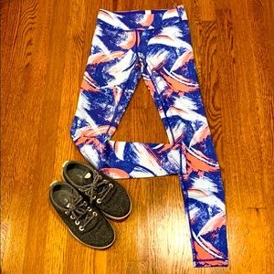 Lululemon Girl’s Workout Leggings - Multi Color